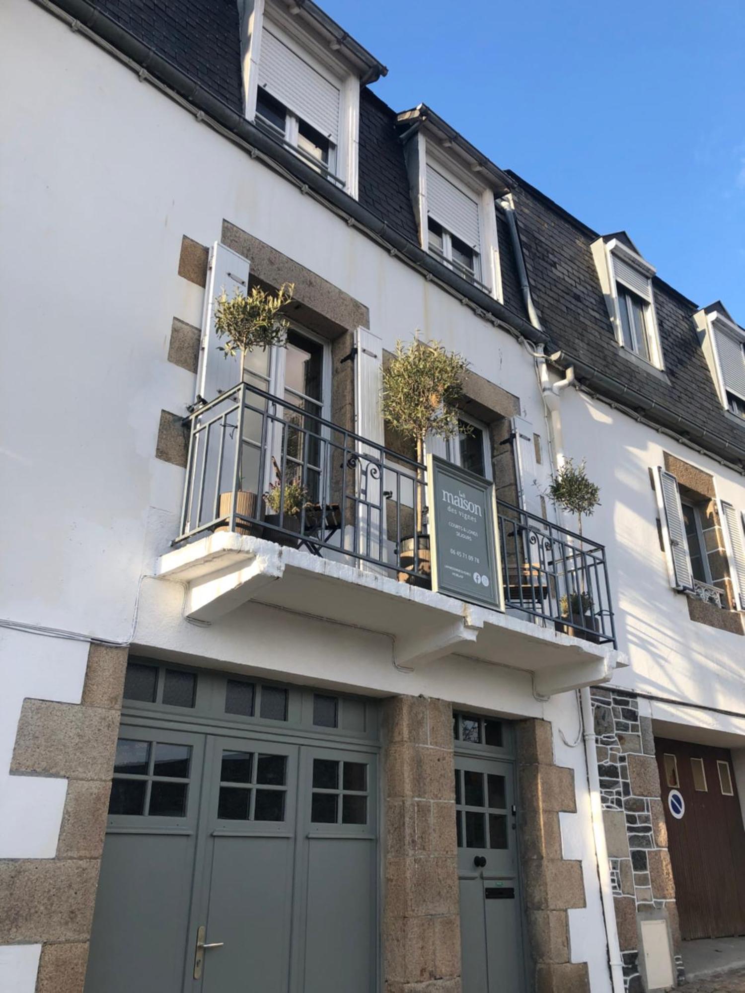La Maison Des Vignes - Terrasse & Balcon Morlaix Eksteriør bilde